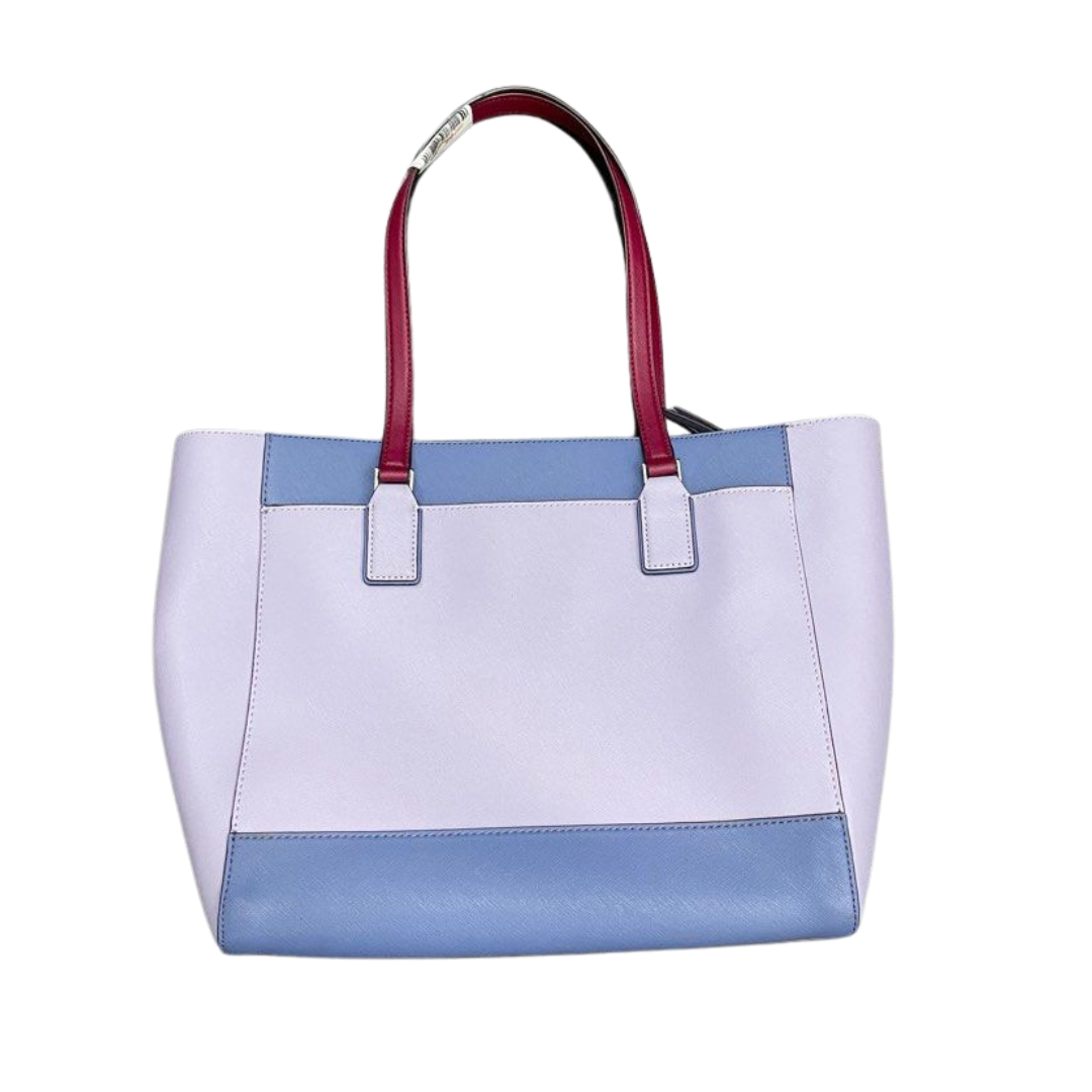 Kate Spade Liliq Leather Tote Bag Blue, Purple