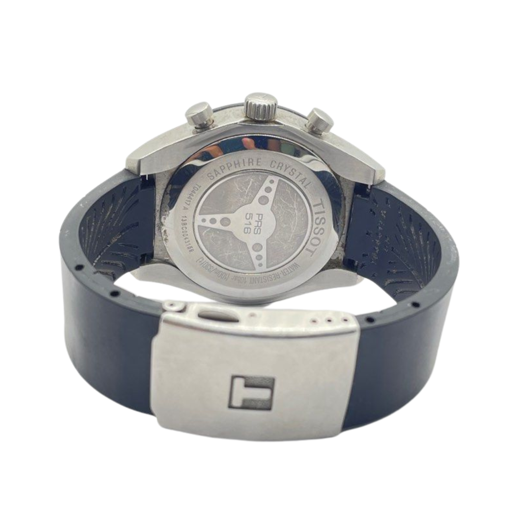 Tissot T-Sport PRS 516 42mm Chronograph Quartz Silver Dial Watch