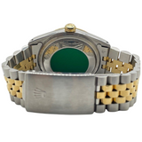 Rolex Datejust 16233 36mm Half Gold Diamond Automatic Gold Dial Watch