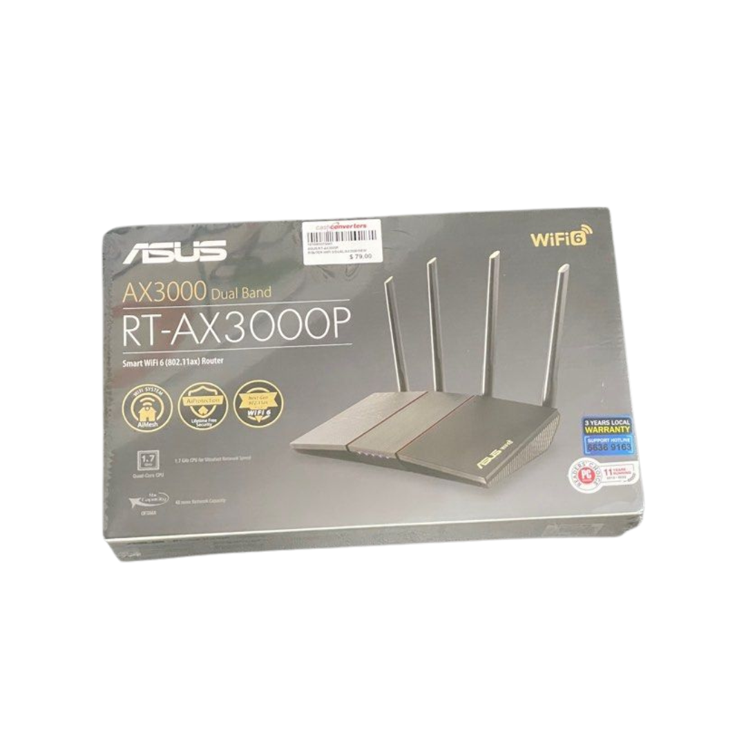 Asus AX3000 RT-AX3000P Wifi 6 Router Next Gen Smart Dual Band Router