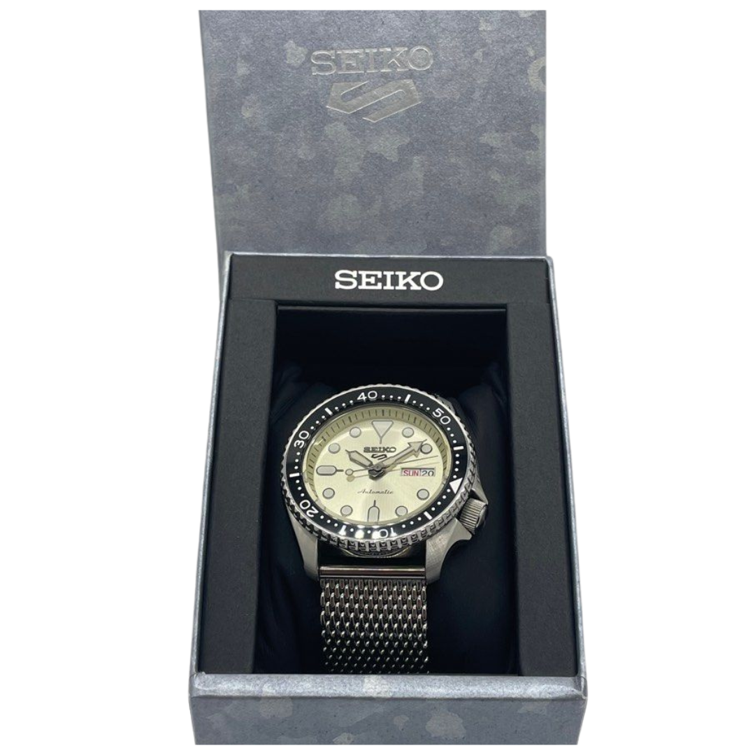 Seiko SRPE75K1 42.5mm Automatic Silver Dial Watch