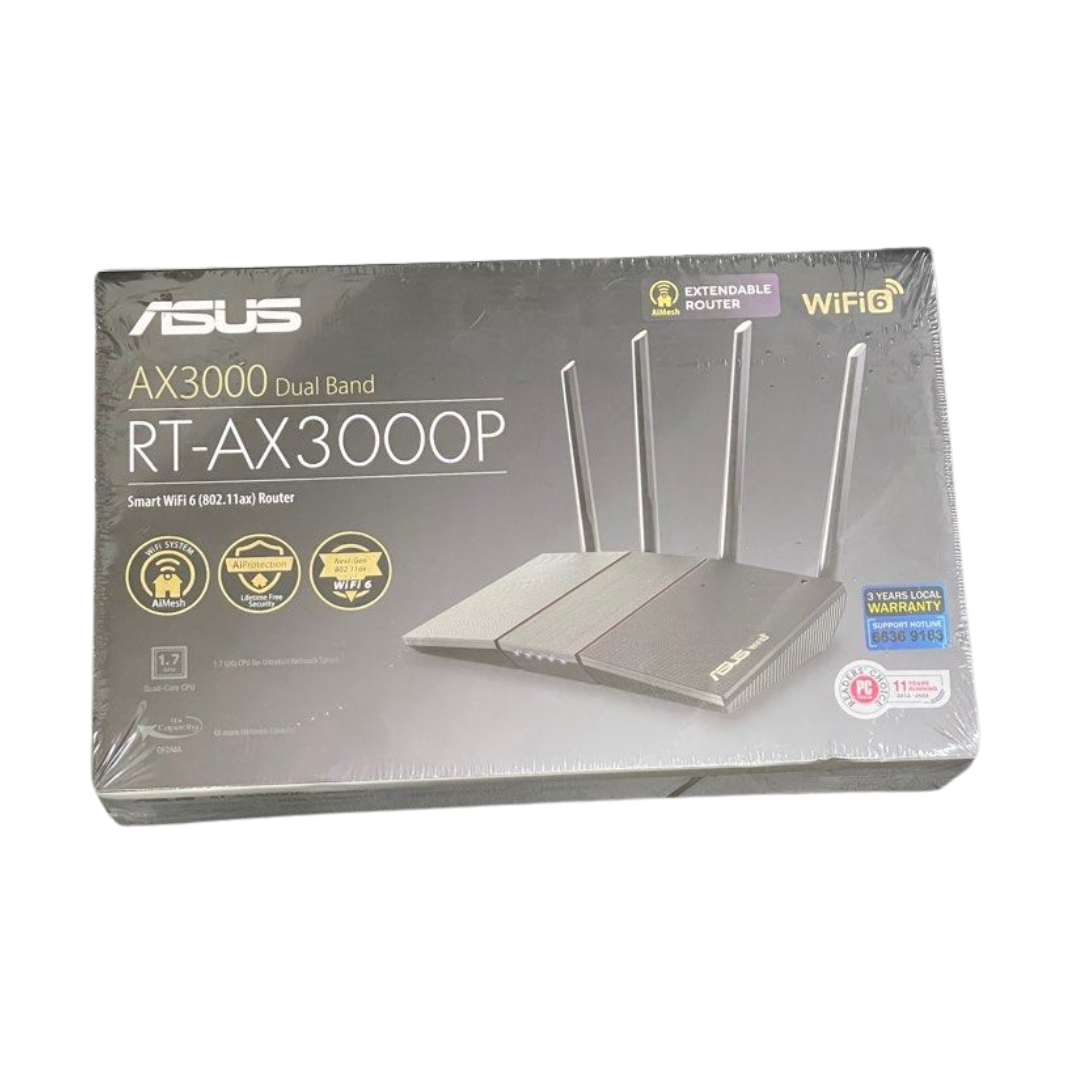Asus AX3000 RT-AX3000P Wifi 6 Router Next Gen Smart Dual Band Router