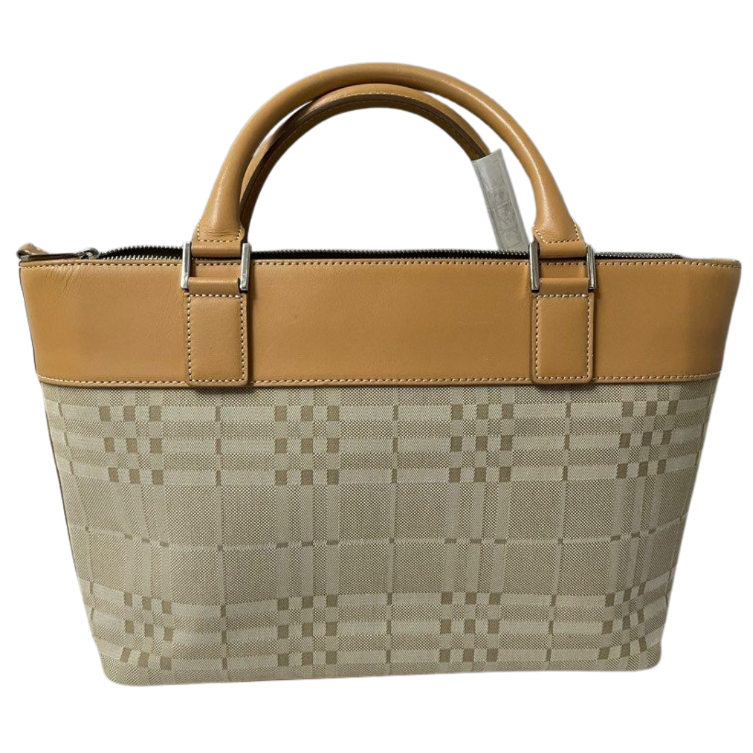 Burberry Tote Bag Leather, Canvas