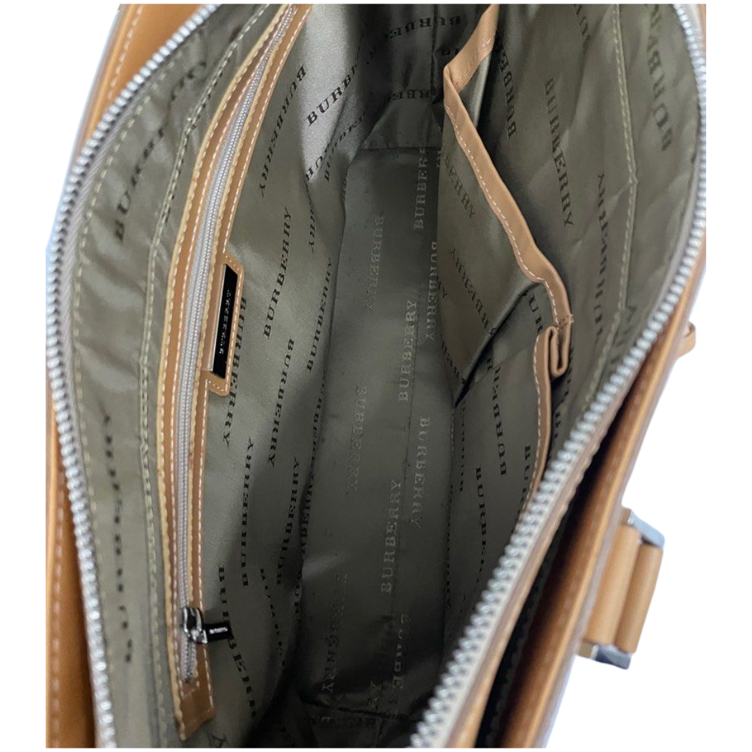 Burberry Tote Bag Leather, Canvas