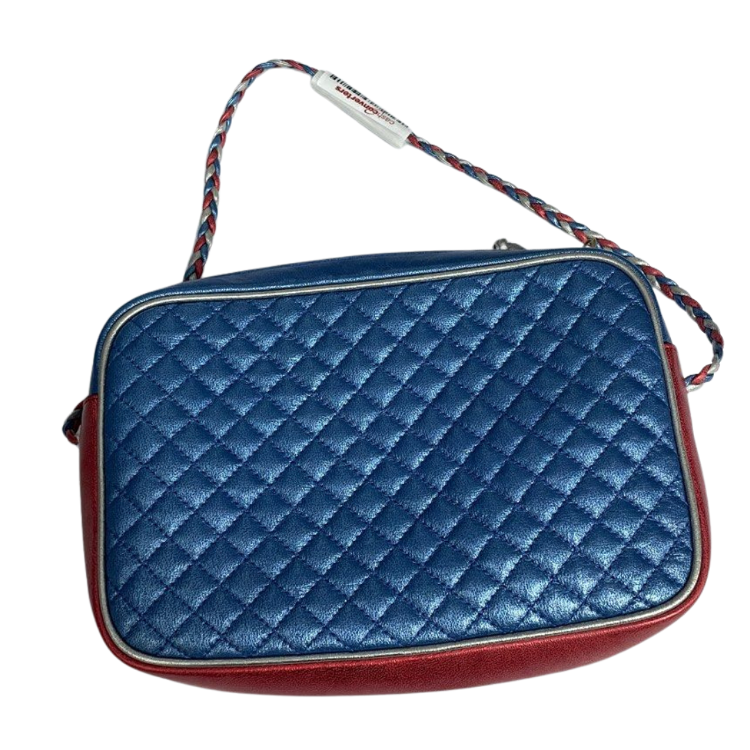 Gucci Trapuntata Metalic Laminated Leather Shoulder/Crossbody Bag