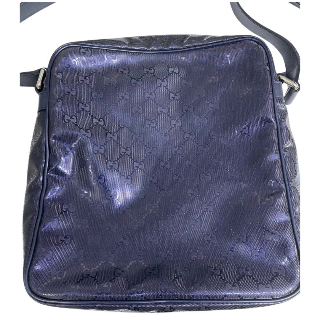 Gucci GG Imprime Messenger Bag, Metallic Purple