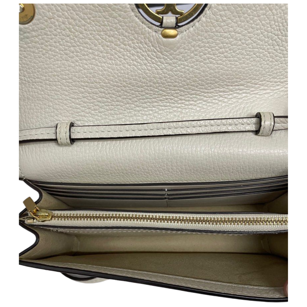 Tory Burch Shoulder Leather Bag, White
