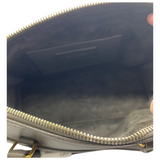 Saint Laurent Classic Baby Duffel Leather Grey Handbag w/Sling