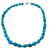 Turquoise Necklace w/Silver Clasp