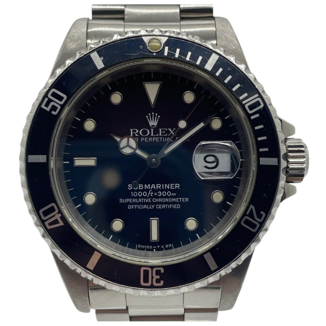 Rolex Submariner 16610 40mm Automatic Black Dial Watch