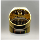 850 Yellow Gold Natural Diamond Men’s Ring