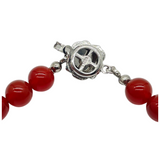 Agate Necklace 43cm, Silver Clasp