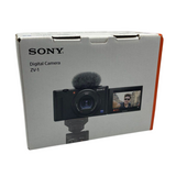 Sony ZV-1 Digital Camera for Content Creators, Vlogging and YouTube with Flip Screen, Built-in Microphone, 4K HDR Video, Touchscreen Display,Black (ZV-1/BQ)
