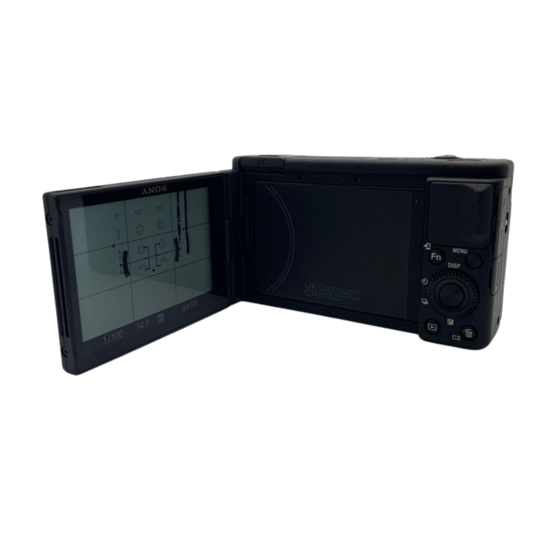 Sony ZV-1 Digital Camera for Content Creators, Vlogging and YouTube with Flip Screen, Built-in Microphone, 4K HDR Video, Touchscreen Display,Black (ZV-1/BQ)