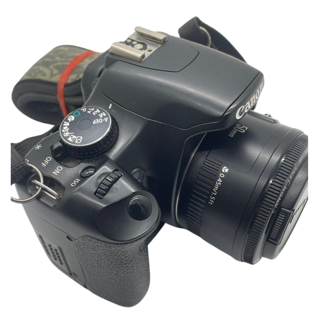Canon EOS 450D 12.2MP Digital DSLR Camera w/50mm Lens