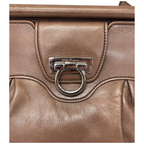 Salvatore Ferragamo Tote Leather Bag, Brown