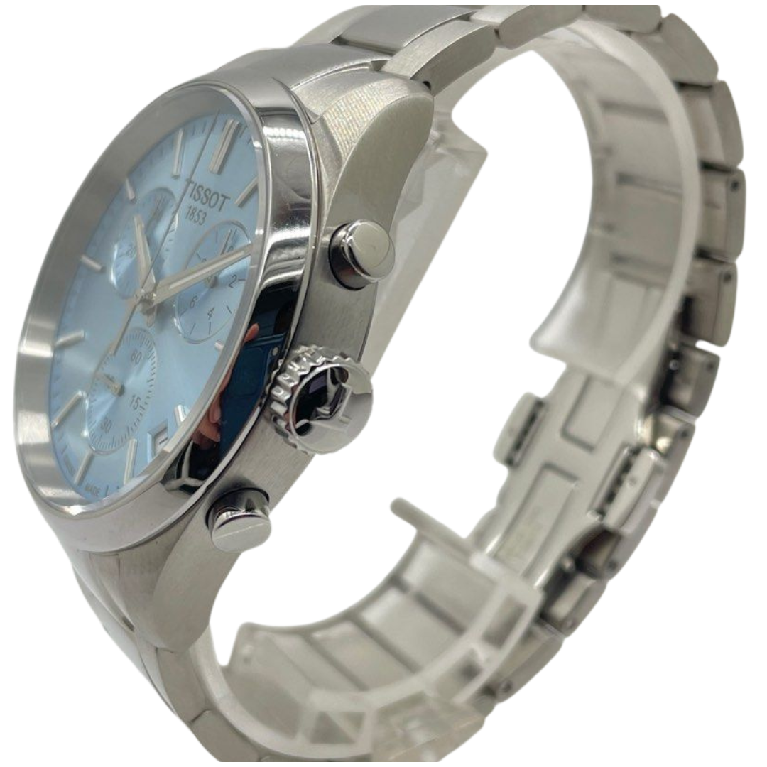 Tissot PR 100 40mm Quartz Chronograph Blue Dial Watch T150417A