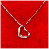 Tiffany & Co Paloma Picasso Loving Heart 925 Silver Necklace