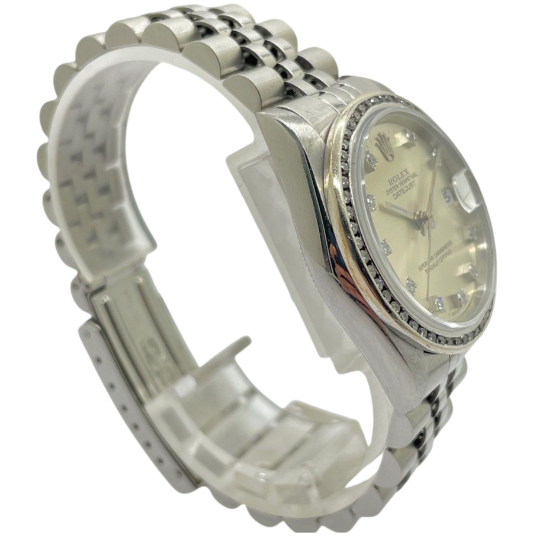 Rolex Datejust 68274 31mm Diamond Dial and Bezel Automatic Steel Watch