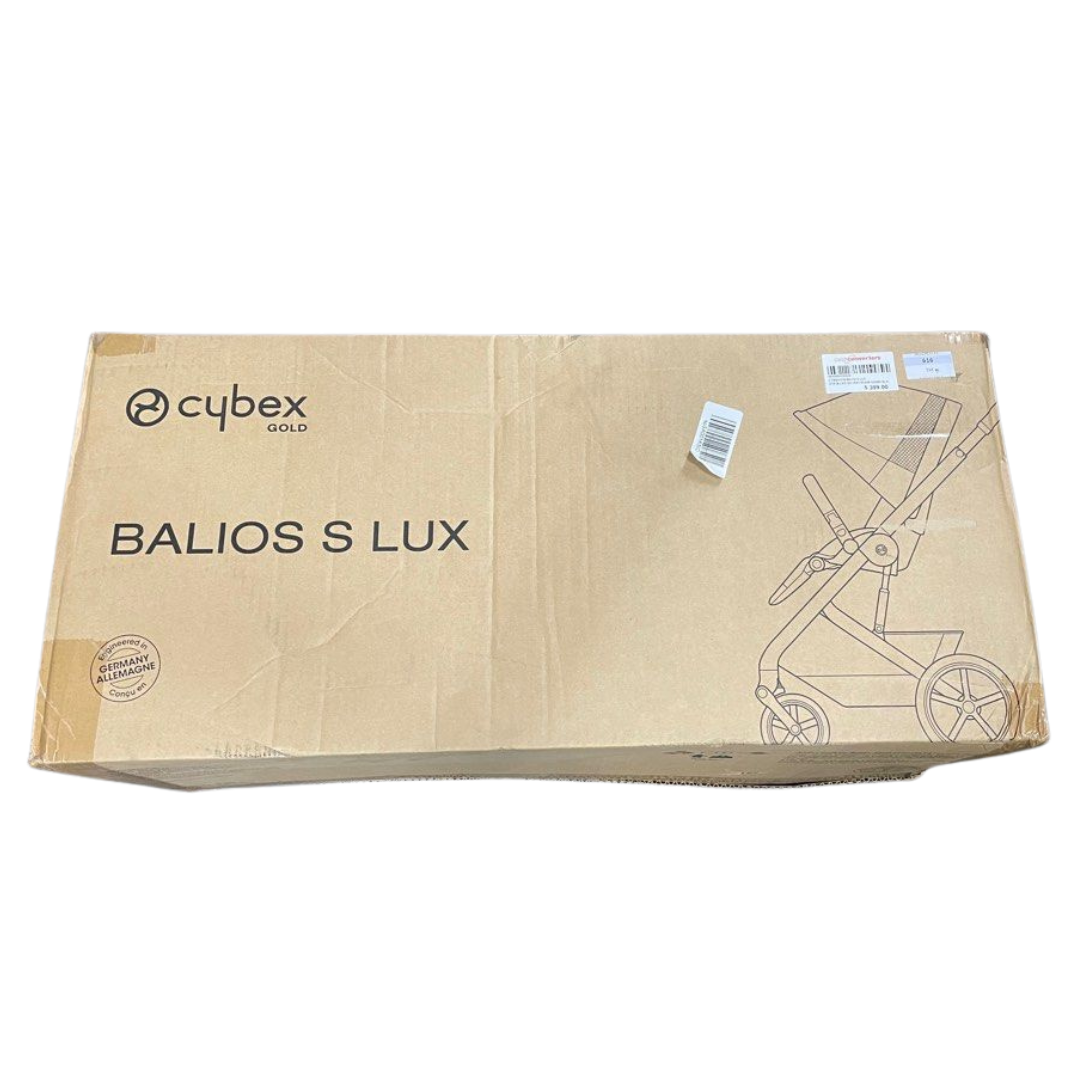 Cybex Balios S Lux 2 Stroller - Silver Frame and Moon Black Seat