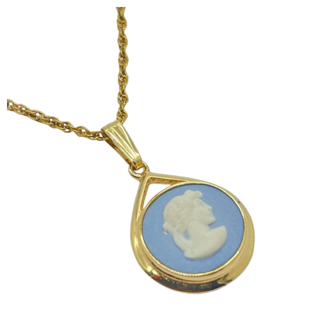 Vintage Wedgwood Pendant with Chain