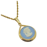 Vintage Wedgwood Pendant with Chain