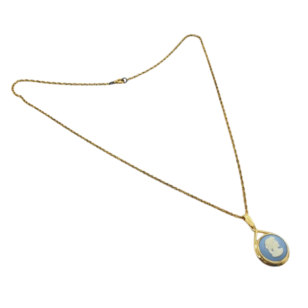 Vintage Wedgwood Pendant with Chain
