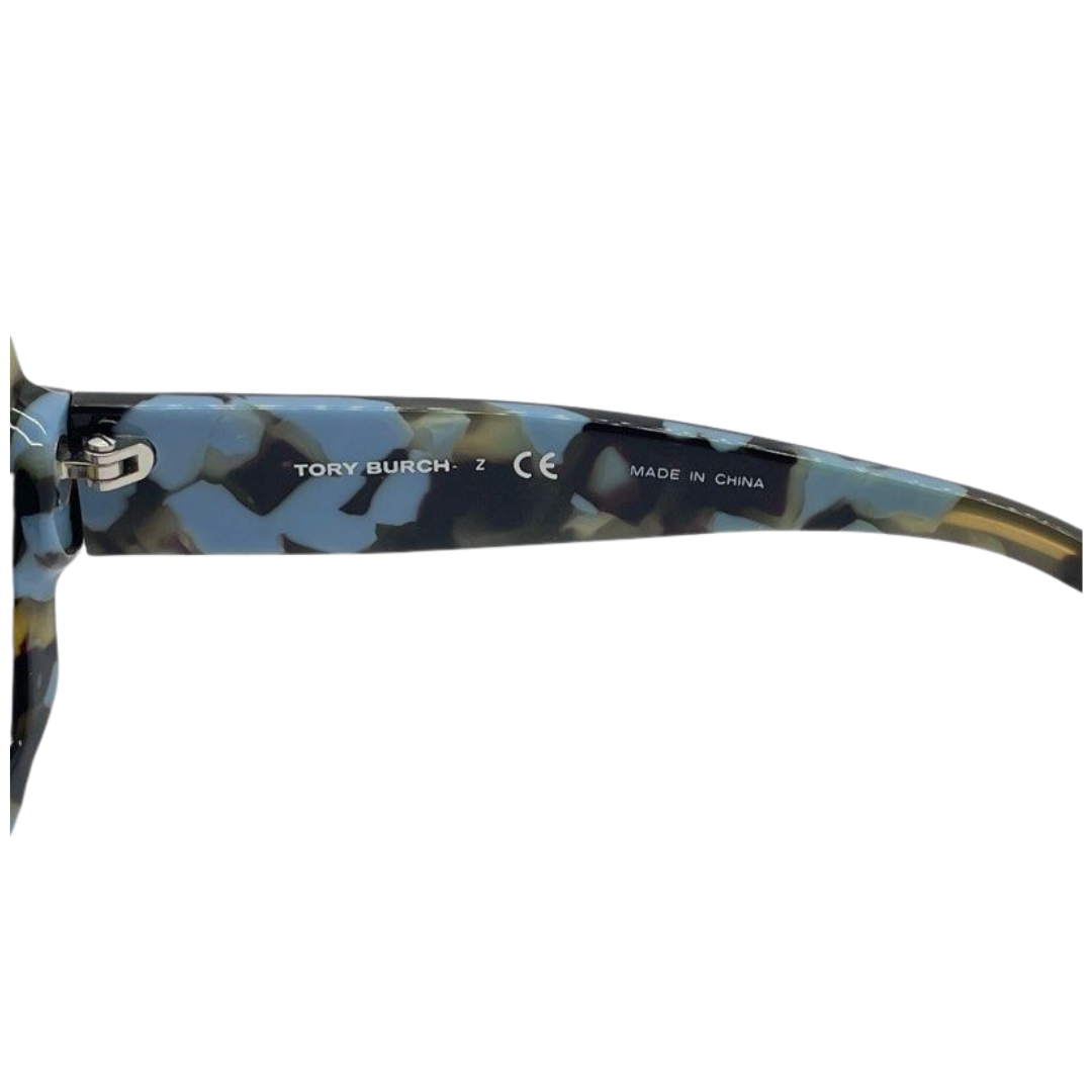 Tory Burch Blue, Brown Tortoise Shell Sunglasses
