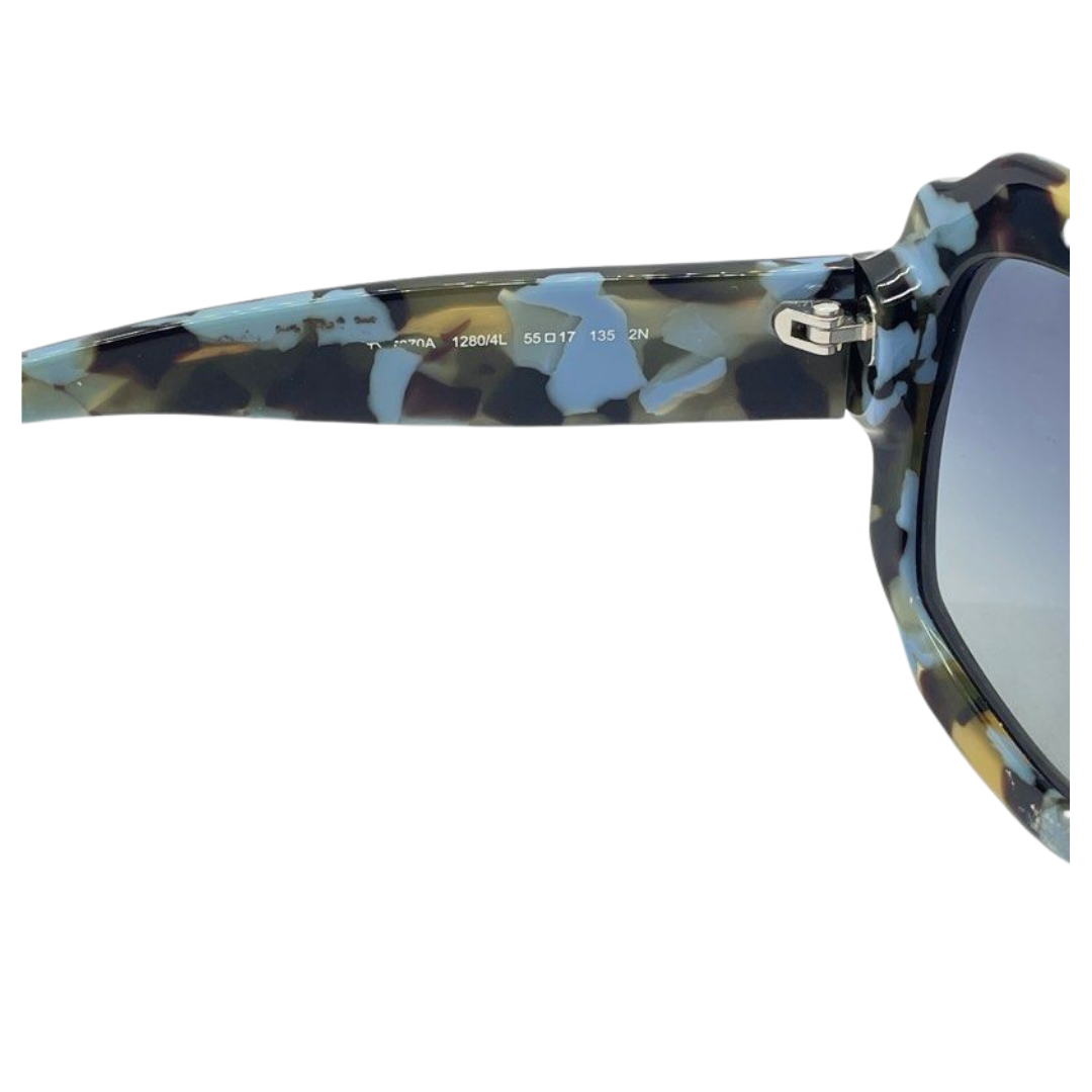 Tory Burch Blue, Brown Tortoise Shell Sunglasses