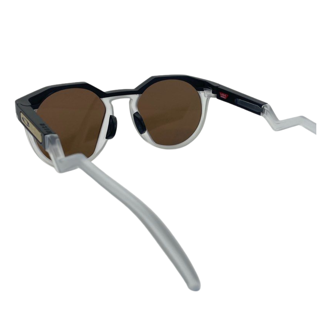 Oakley HSTN (Low Bridge Fit) Lunar New Year Collection Prizm 24K Lenses, Matte Black/Matte Clear Frame Sunglasses