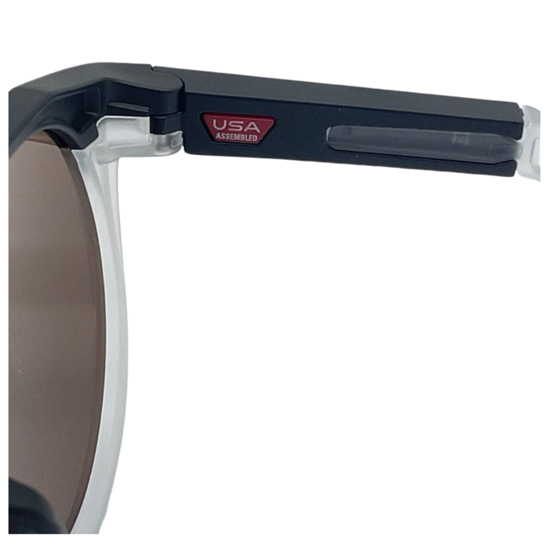 Oakley HSTN (Low Bridge Fit) Lunar New Year Collection Prizm 24K Lenses, Matte Black/Matte Clear Frame Sunglasses