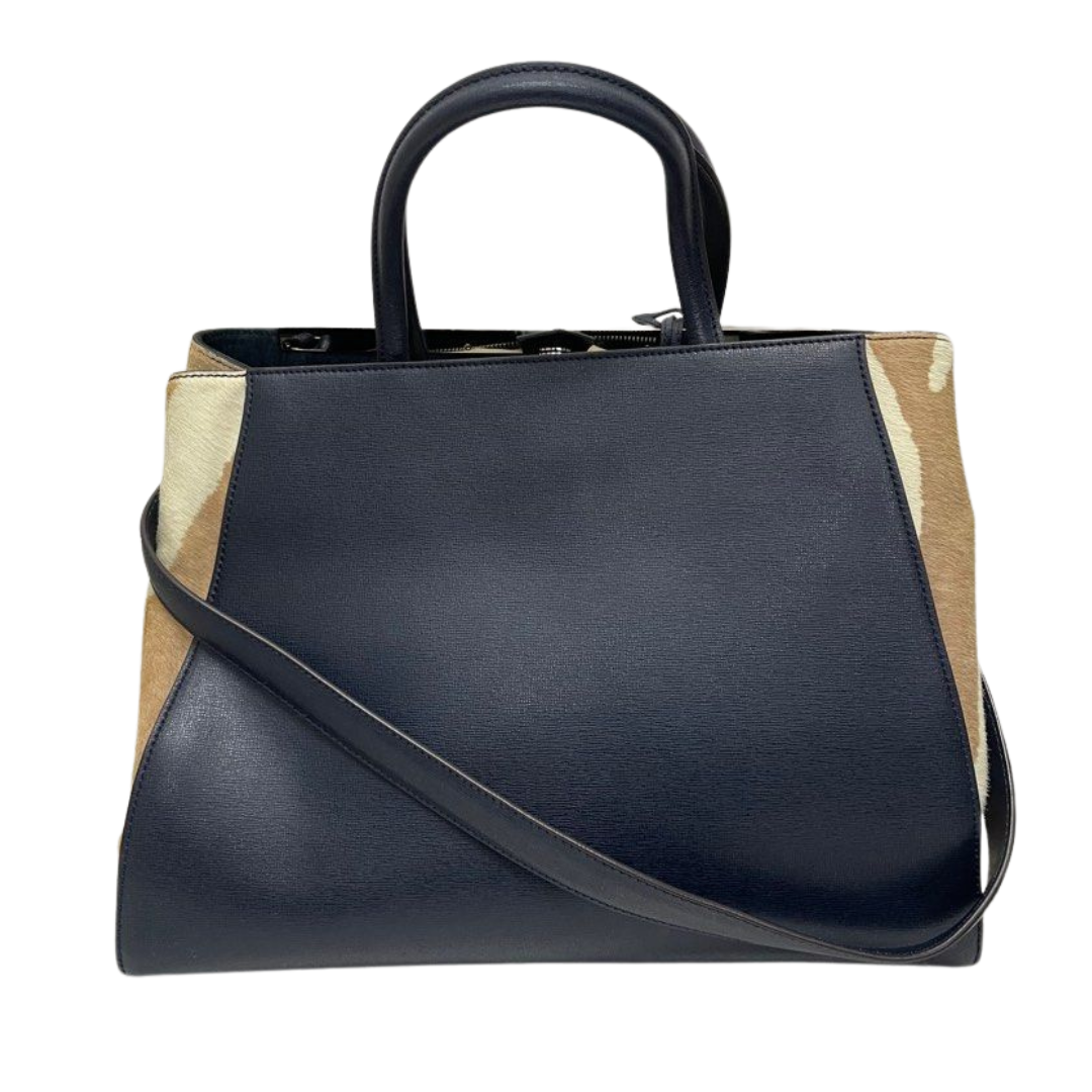 Fendi 2Jours Leather Tote Bag