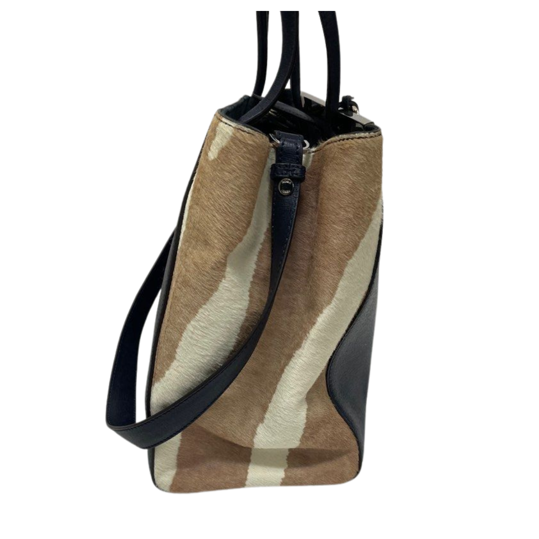 Fendi 2Jours Leather Tote Bag