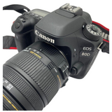 Canon EOS 80D DSLR 24.2mp Camera with Sigma 17-50mm f2.8 EX HSM Lens