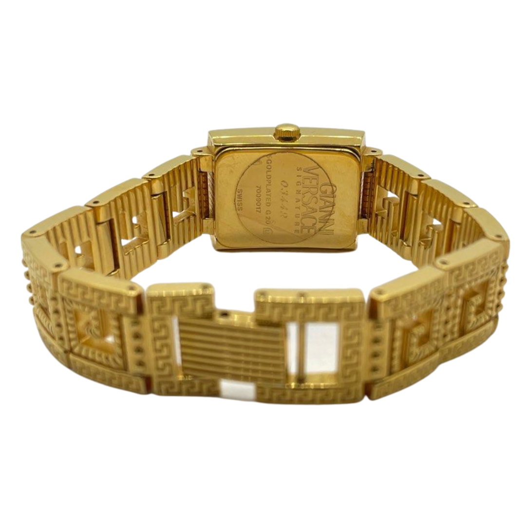 Gianni Versace Gold Plated 20mm Quartz Watch