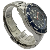 Seiko Prospex Padi Solar Divers 200m 46mm Blue Dial Steel Watch SNE435