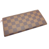 Louis Vuitton Portfeuille Emile Damier Ebene Leather Zipper Wallet