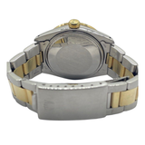 Rolex Oyster Perpetual Date 1505 34mm Automatic Half Gold Roman White Dial Watch
