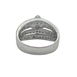 18K White Gold Natural Diamond Ring