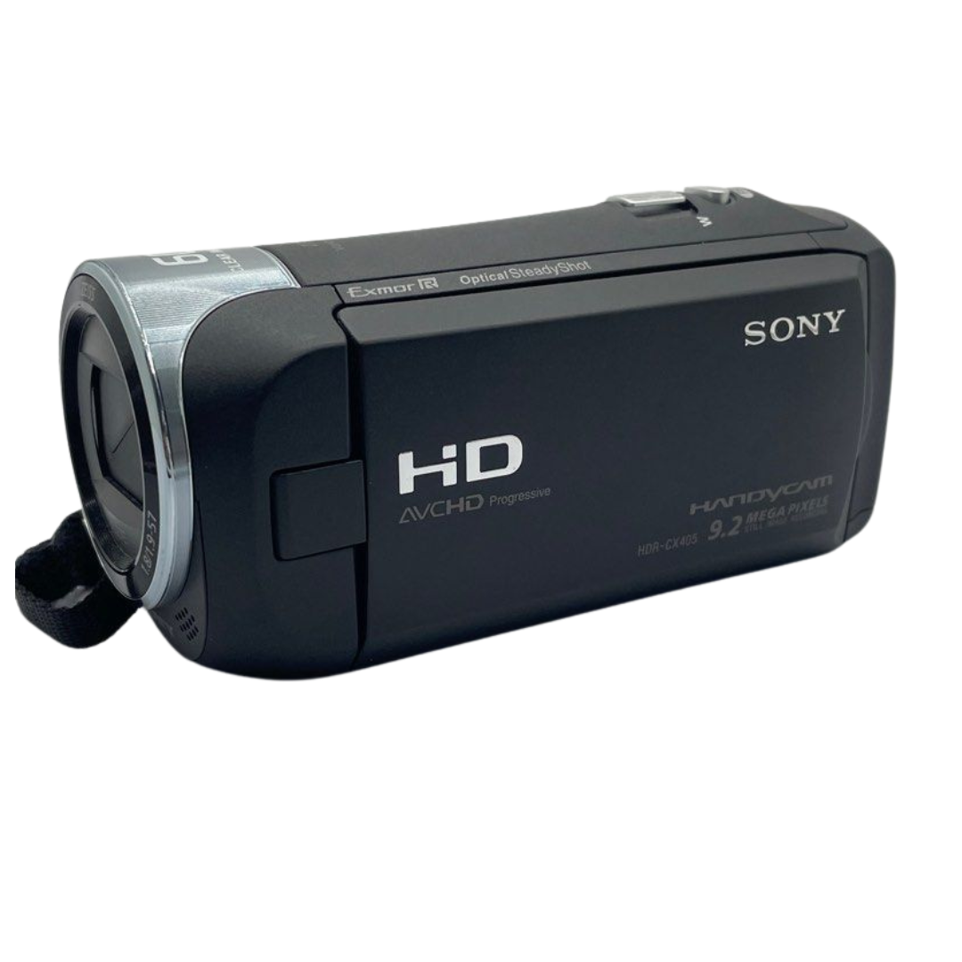 Sony HDR-CX405 Handycam with Exmor R CMOS Sensor, BIONZ X, 2.29 MP, 30x Optical Zoom, Black