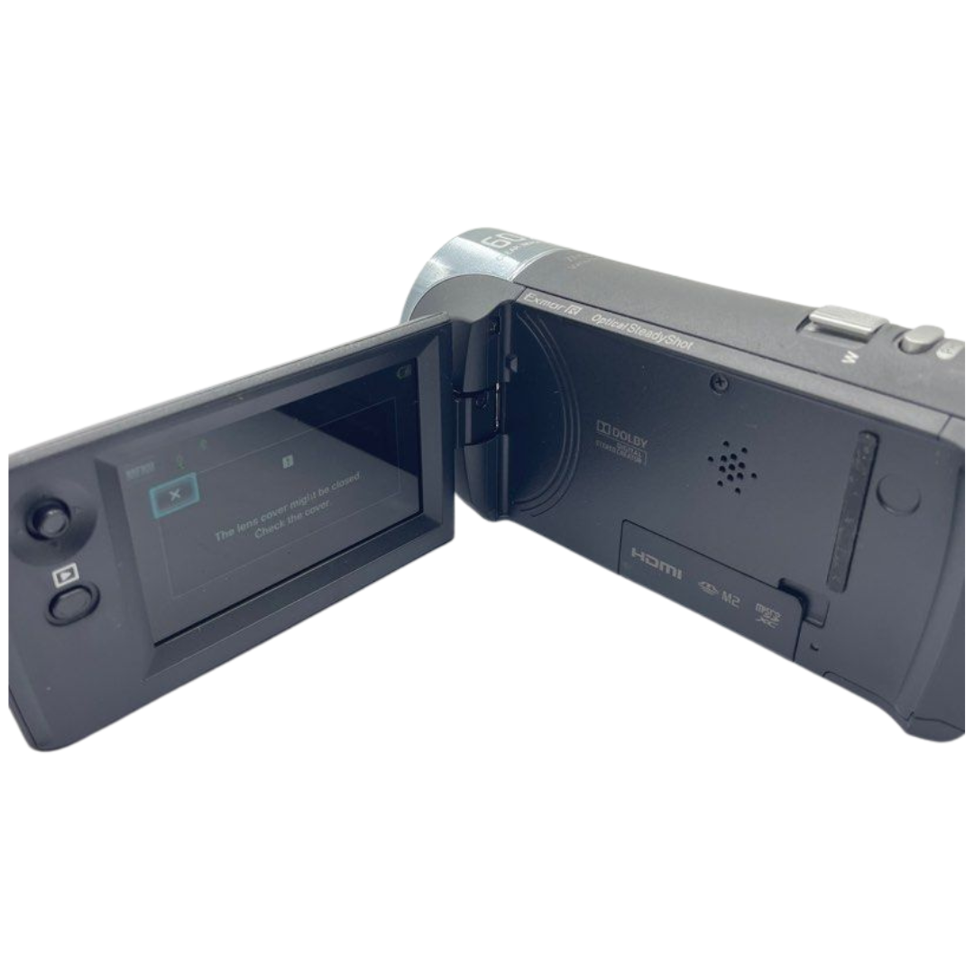 Sony HDR-CX405 Handycam with Exmor R CMOS Sensor, BIONZ X, 2.29 MP, 30x Optical Zoom, Black