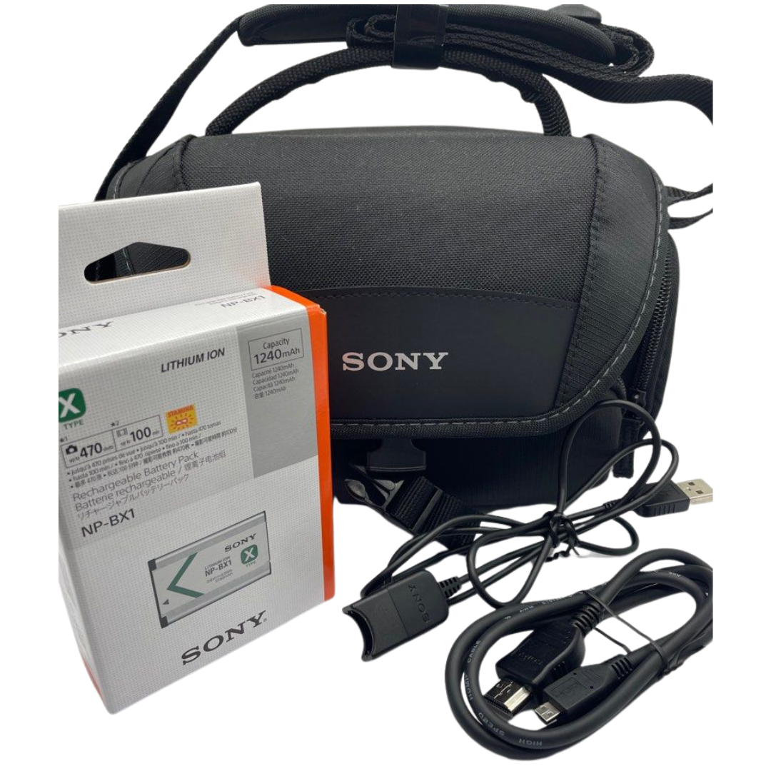 Sony HDR-CX405 Handycam with Exmor R CMOS Sensor, BIONZ X, 2.29 MP, 30x Optical Zoom, Black