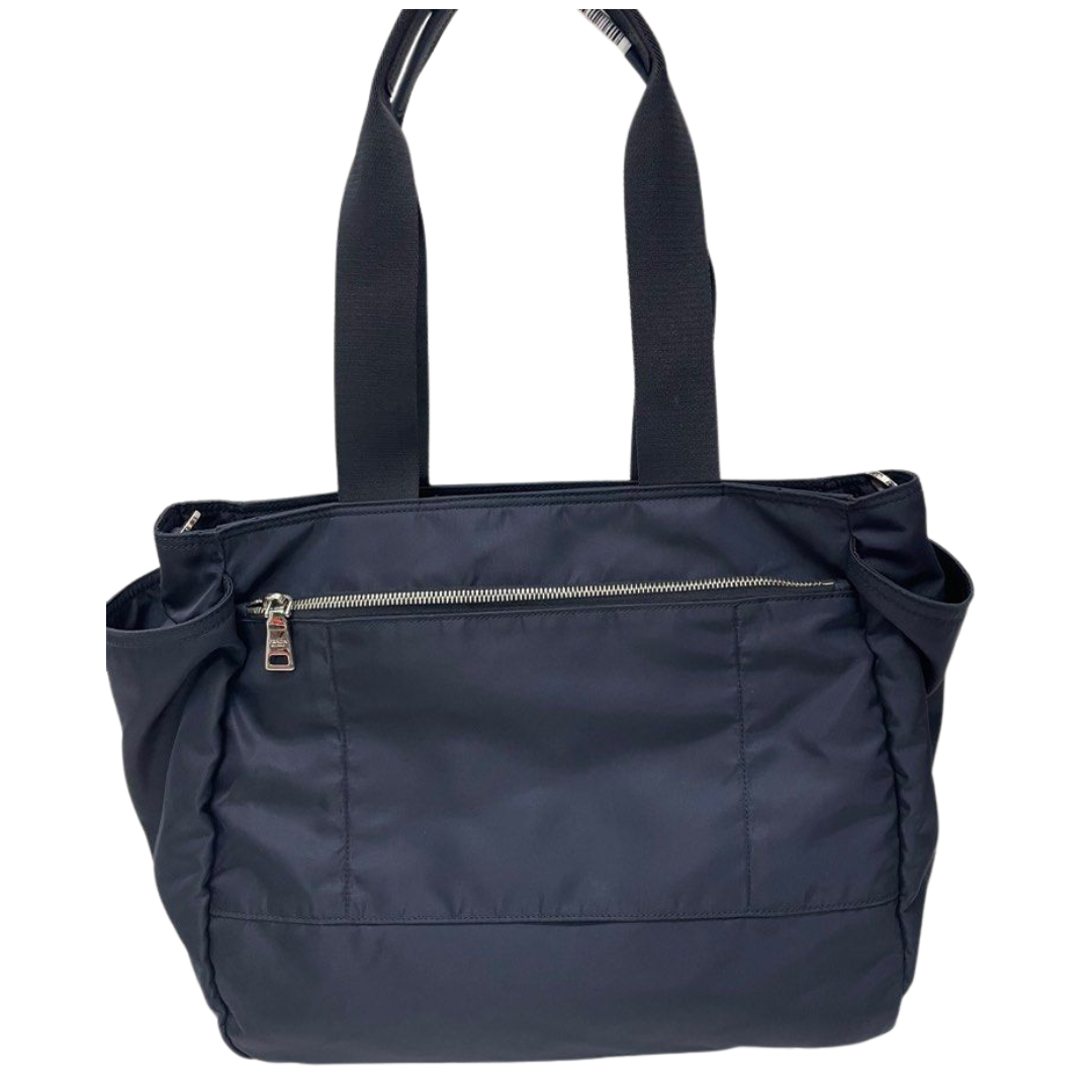 Prada Blue Tessuto Nylon Diaper Bag with Sling