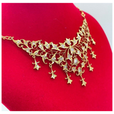 20K Yellow Gold Peranakan Intan Necklace