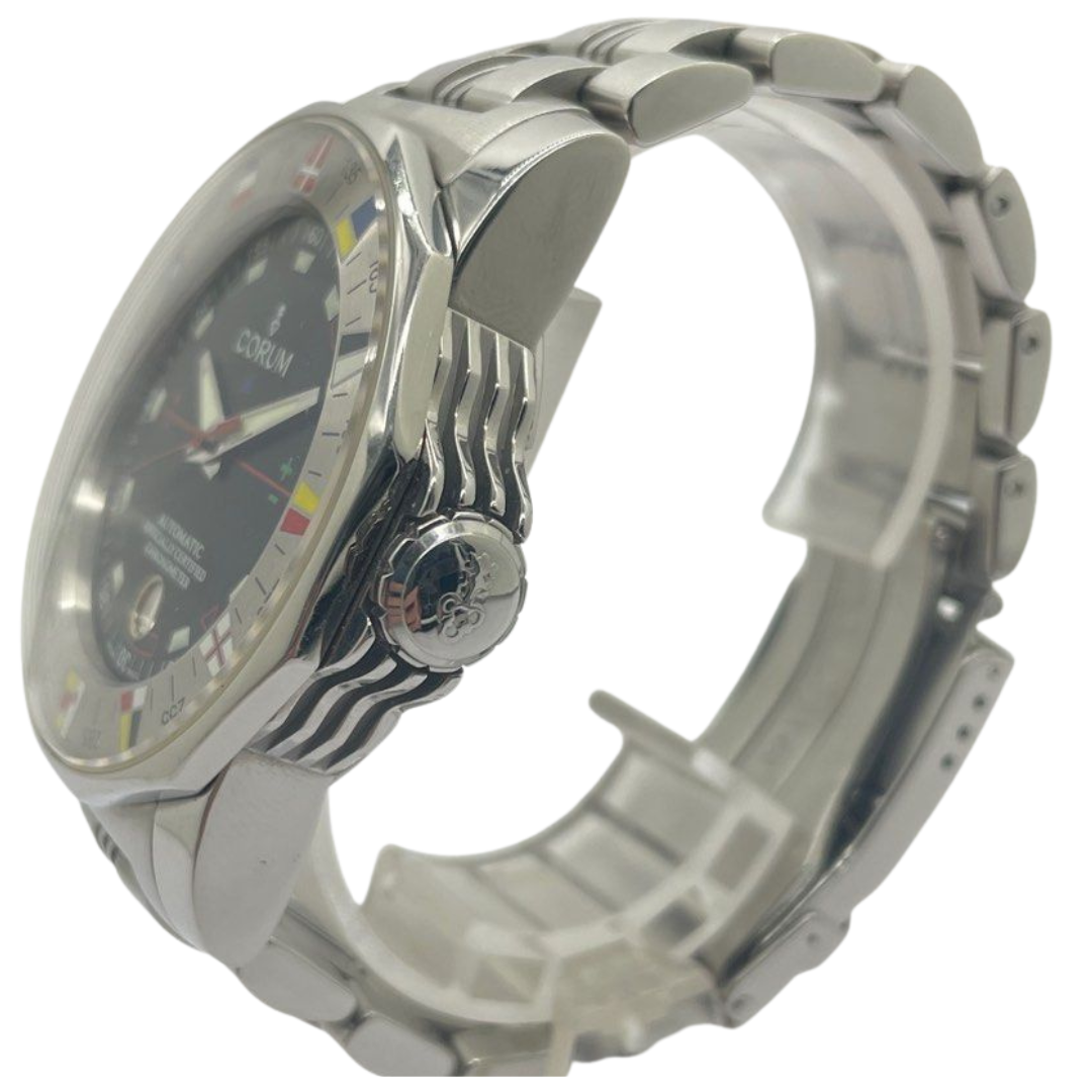 Corum Admiral’s Cup 43mm Automatic Steel Black Dial Watch 982.630.20