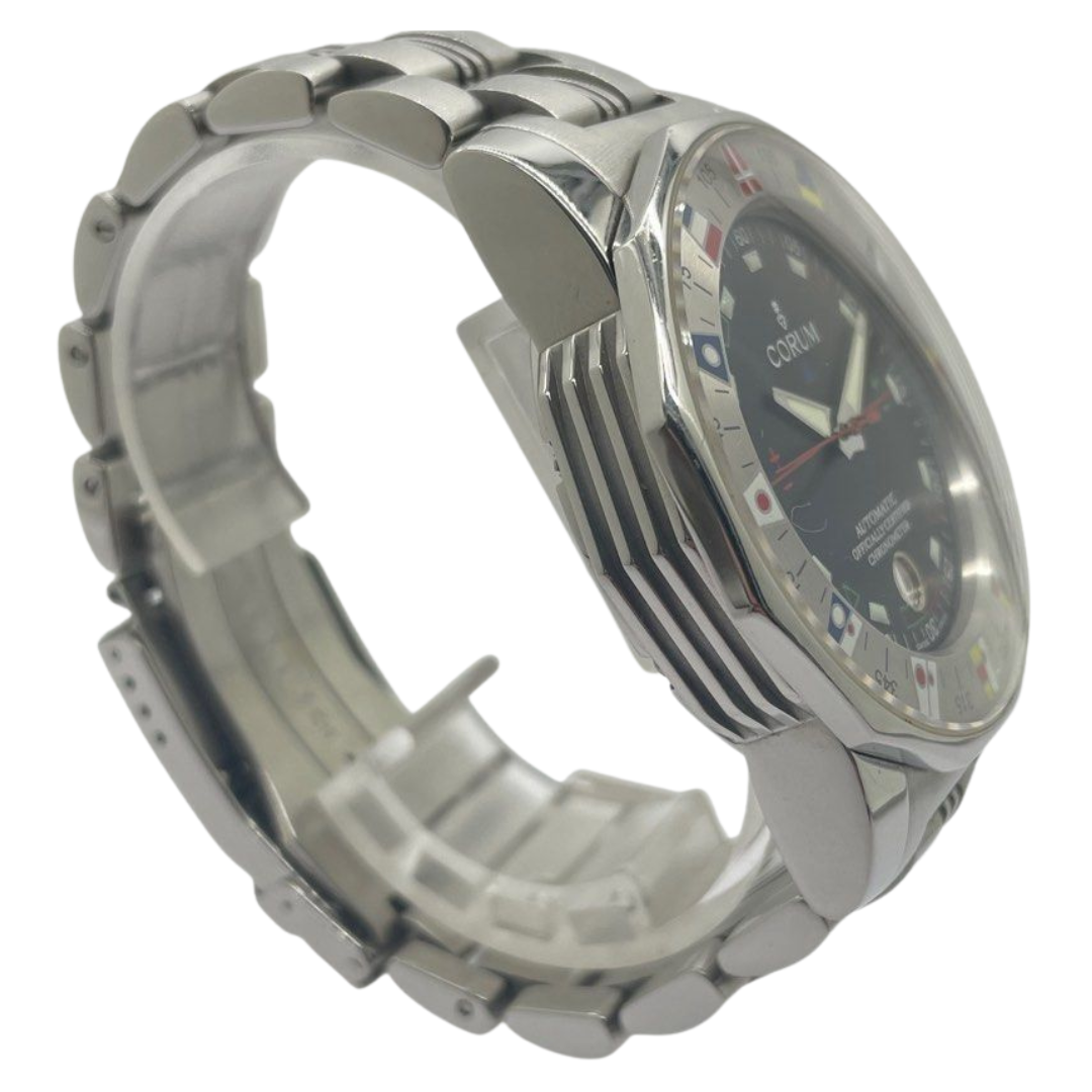 Corum Admiral’s Cup 43mm Automatic Steel Black Dial Watch 982.630.20