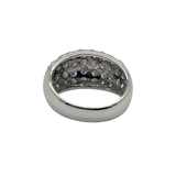 375 White Gold Natural Diamond Ring