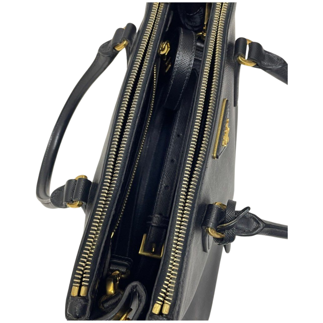 Prada Saffiano Lux Double Zip Tote Bag BN1801