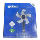 SONA SFS 1673DC 16 Inch DC Stand Fan With Remote Control