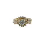 14K Yellow Gold Natural Diamond Ring